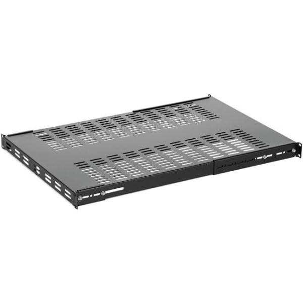 StarTech.com 1U 4-Post 19.5 to 38in Adjustable Mounting Depth Vented Rack Mount Shelf - Heavy Duty Fixed Rack Shelf - 330lbs   150kg - 27.5in Deep~ Online Sale
