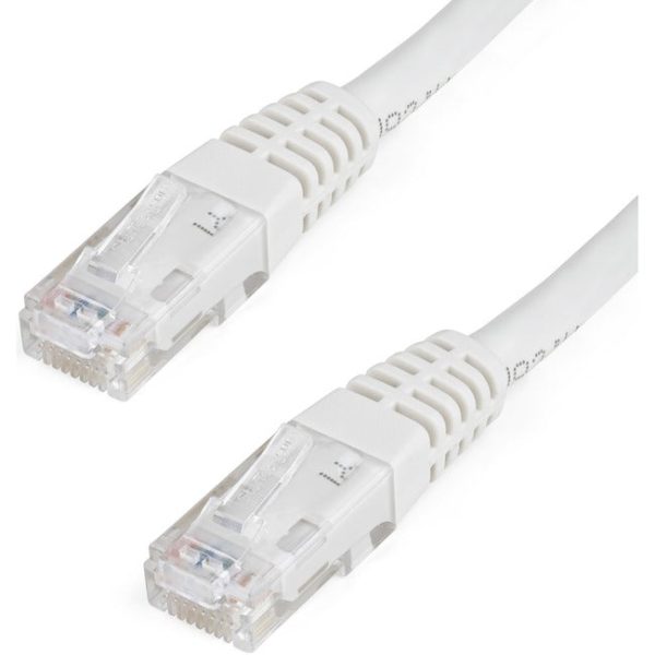 StarTech.com 3ft CAT6 Ethernet Cable - White Molded Gigabit - 100W PoE UTP 650MHz - Category 6 Patch Cord UL Certified Wiring TIA Cheap